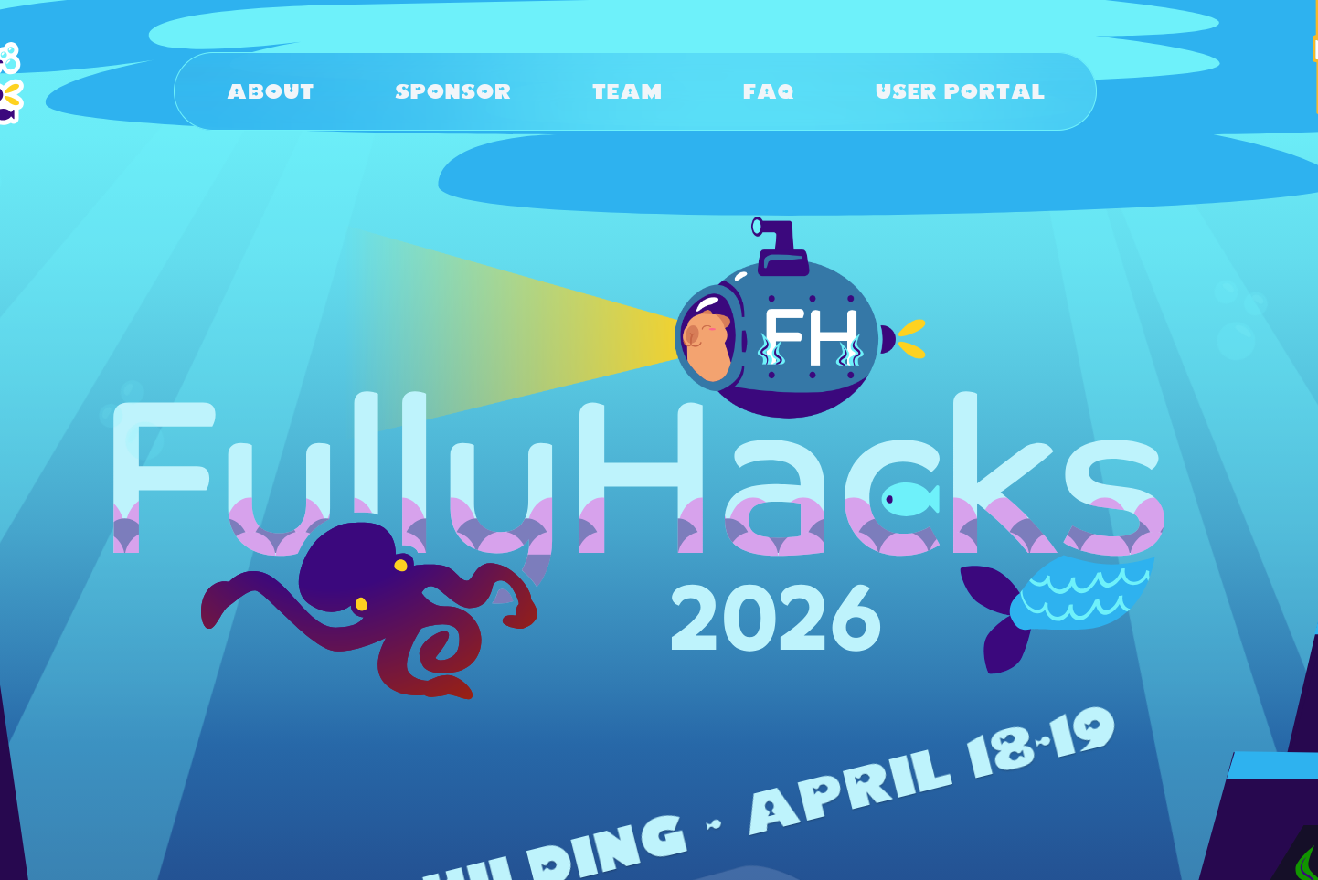 FullyHacks 2026 website